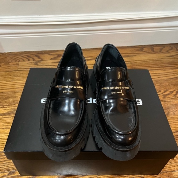 Alexander Wang Carter lug loafers - Picture 4 of 8